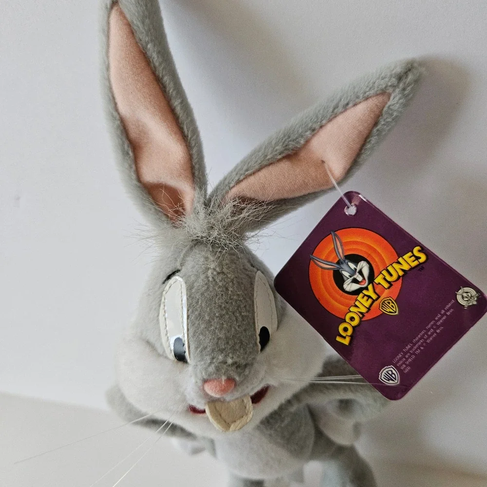 Nanco Looney Tunes BUGS BUNNY 10in Plush Stuffed Beanie Animal‎ 2003